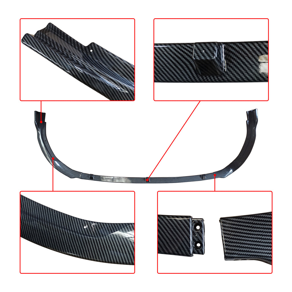 NINTE Front Bumper Lip For 2018-2023 Toyota Camry LE XLE