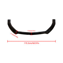 Laden Sie das Bild in den Galerie-Viewer, NINTE For 2015-2017 Ford Mustang Front Lip Front Bumper Splitters ABS Gloss Black