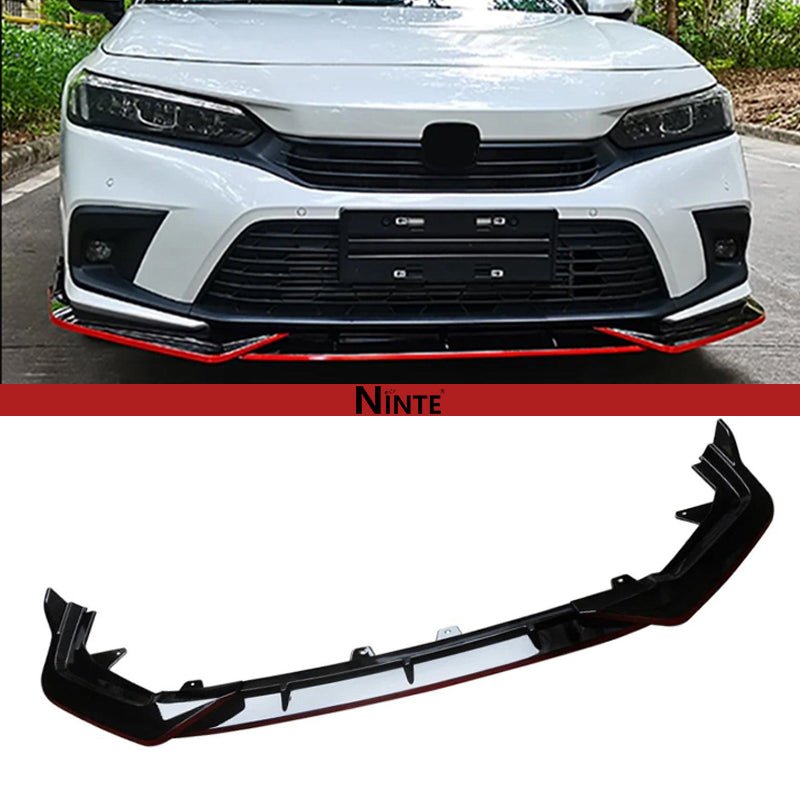 NINTE Front Bumper Lip For 2022 - 2024 11th Honda Civic - NINTE