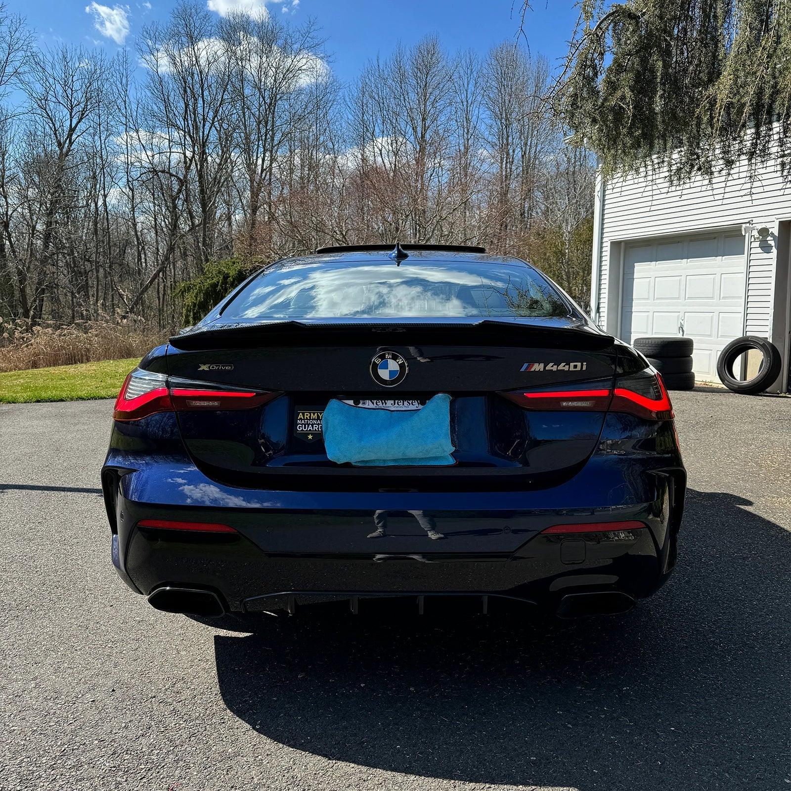 NINTE For 2021-2024 BMW G22 G82 M4 Coupe PSM Style Rear Spoiler Trunk Wing