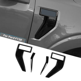 NINTE For 2021 - 2024 Ford F150 Trim Accessories Front Fender Side Vent Decor Cover - NINTE