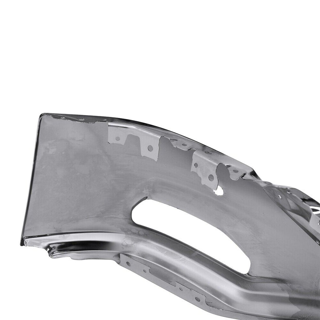NINTE Chrome Front Bumper Face Bar for 16-18 GMC Sierra 1500 w/ Park Sensor Holes