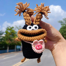 Load image into Gallery viewer, NINTE Car Key Holder Creative and Unique Plush Knitted Sausage Mouth