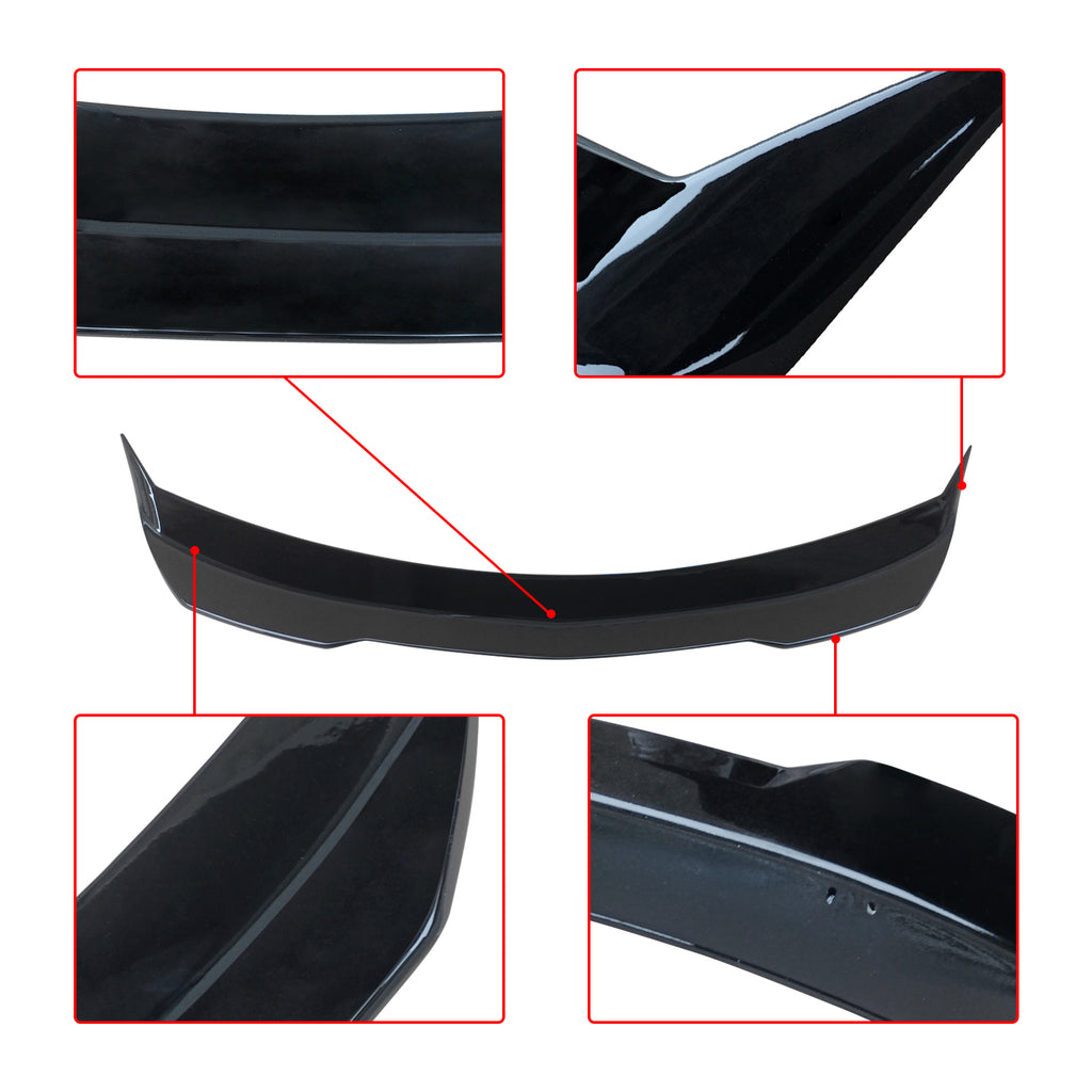 NINTE for 2020-2025 CADILLAC CT4 V BLACKWING STYLE GLOSS HIGH KICK DUCKBILL TRUNK SPOILER