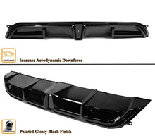 Load image into Gallery viewer, NINTE Glossy LED Rear Bumper Diffuser For 22-24 HONDA CIVIC HATCHBACK