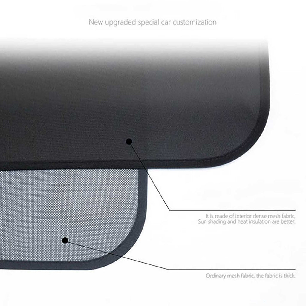 NINTE Sunshade For 2020 2021 Tesla Model Y with UV/Heat Insulation Cover Set of 2 Glass Roof shade