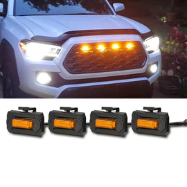 NINTE LED Grill Lights For 2020 2021 2022 Tacoma TRD Off Road & Sport OEM Grille Amber Light - NINTE