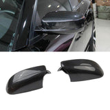 NINITE Mirror Cover For 2011-2023 Dodge Charger ABS Carbon Look Rear Vew Mirror Caps
