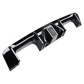 NINTE Rear Bumper Lip For 2021 - 2025 BMW G80 M3 G82 M4 Rear Diffuser W/LED Black Light - NINTE