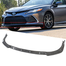 Cargar imagen en el visor de la galería, NINTE Front Bumper Lip For 2018-2023 Toyota Camry XV70 LE XLE Sedan Carbon Fiber Look