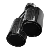 Load image into Gallery viewer, NINTE Carbon Fiber Dual Exhaust Tips For BMW F22 F23 F30 F31 F32 F33 F36 Set of 2