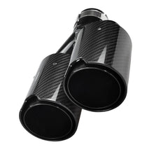 Charger l&#39;image dans la galerie, NINTE Carbon Fiber Dual Exhaust Tips For BMW F22 F23 F30 F31 F32 F33 F36 Set of 2