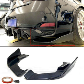 NINTE Rear Diffuser Guard For 17 - 19 Infiniti Q60 2DR Coupe JDM Style Aprons Splitter - NINTE