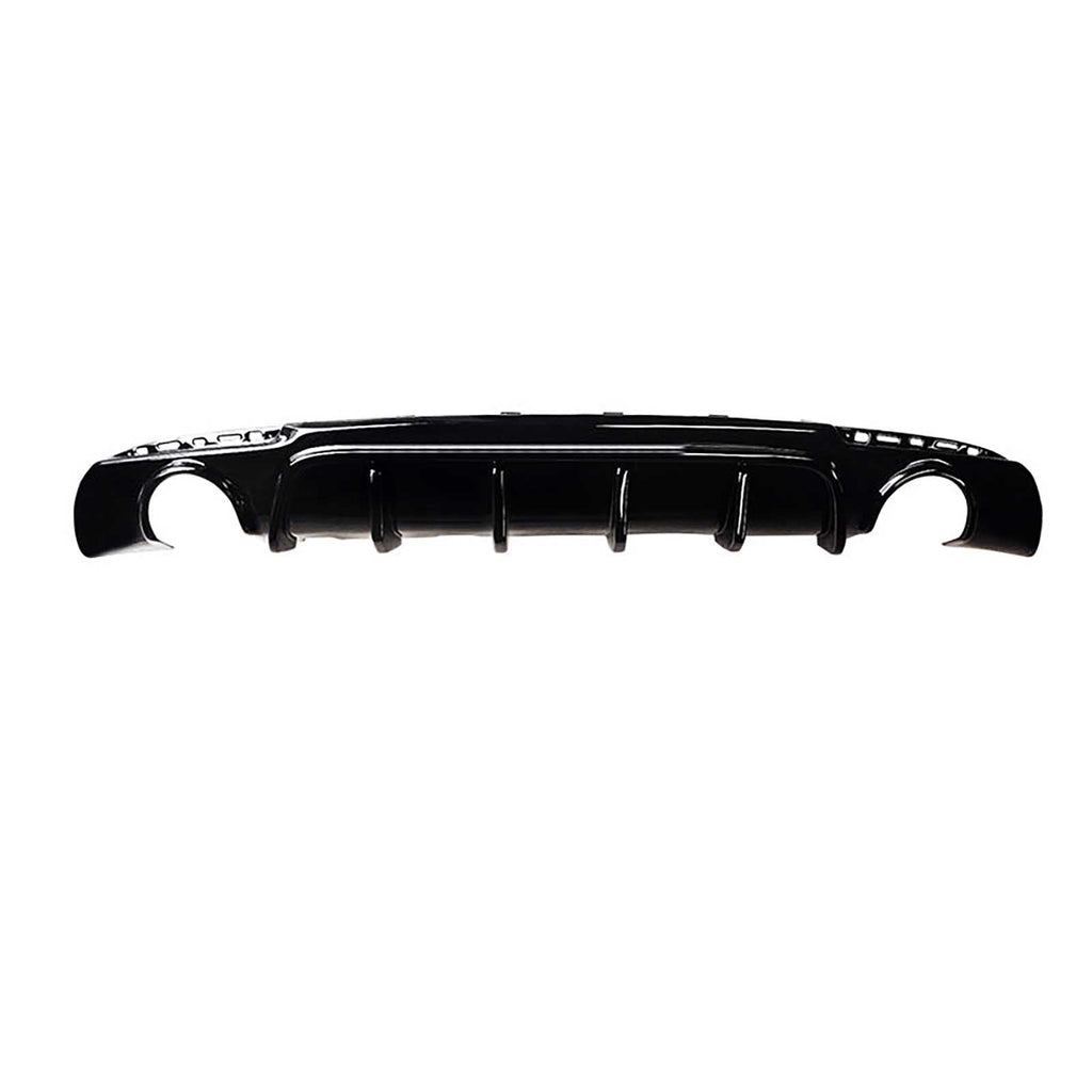 NINTE Rear Diffuser For 2015-2023 Chrysler 300 SRT Exhaust Shark Fins Rear Bumper Lip