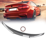 NINTE For 2015-2020 BMW F82 M4 Coupe Rear Spoiler Trunk Wing Tail Splitter