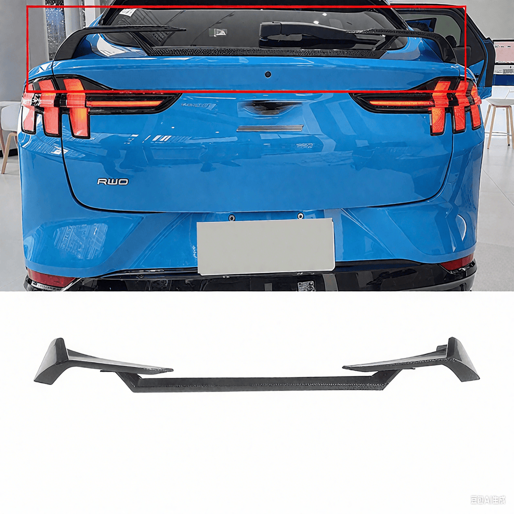 NINTE For 2021 - 2025 Ford Mustang Mach - E Rear Spoiler Rear Trunk Spoiler Wing Exterior Accessories - NINTE