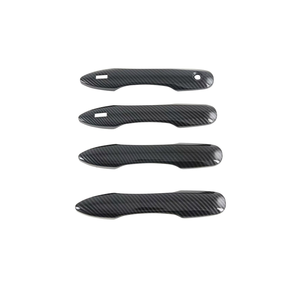 NINTE Door Handle Covers For Toyota Avalon 2019-2021 (Carbon Fiber Two Hole)