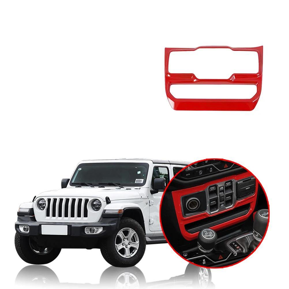 Ninte Jeep Wrangler JL 2018-2019 Car Window Button Panel Decoration Cover Stickers - NINTE