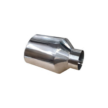 Cargar imagen en el visor de la galería, NINTE Car Exhaust Tail Pipe 5&quot; Inlet 10&quot; Outlet 18&quot; Long Exhaust Tailpipe Single Layer Rolled Slant End Angle Cut 20 Degrees Screws/Bolt-on Tail Throat