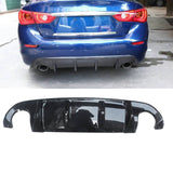 NINTE For 2014-2017 Infiniti Q50 Base Front Lip Eyebrow Rear Diffuser Full set Body Kits