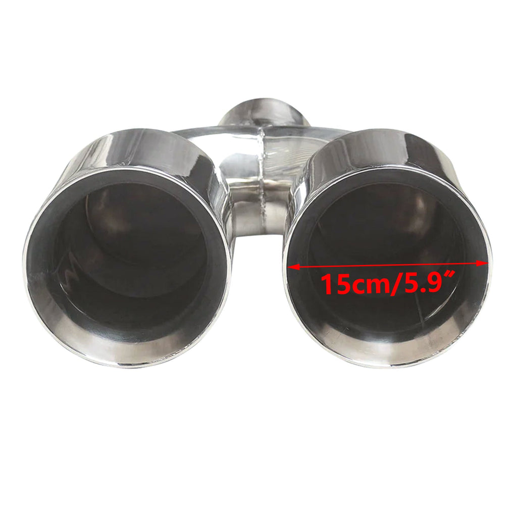 NINTE Outlet Tip For 2011-2014 Ford F-250 F-350 Super Duty Exhaust Tip 4" Dual 6" Diesel