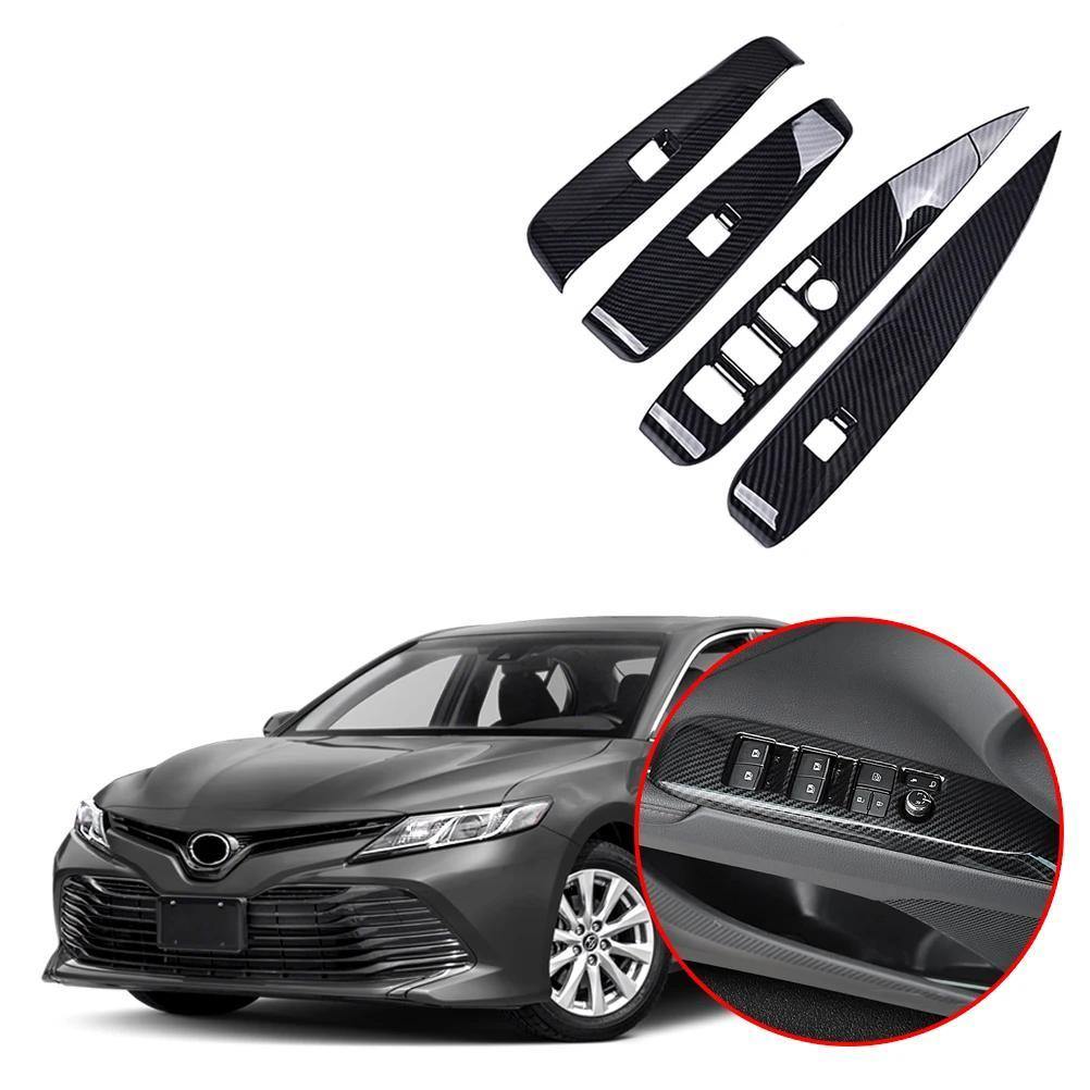 Toyota Camry 2018-2020 ABS Door Window Lift Switch Button Cover Trim Panel - NINTE