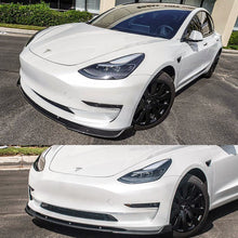 画像をギャラリービューアに読み込む, NINTE Front Lip For 2017-2023 Tesla Model 3 in 3 Pieces Sport Style Splitter