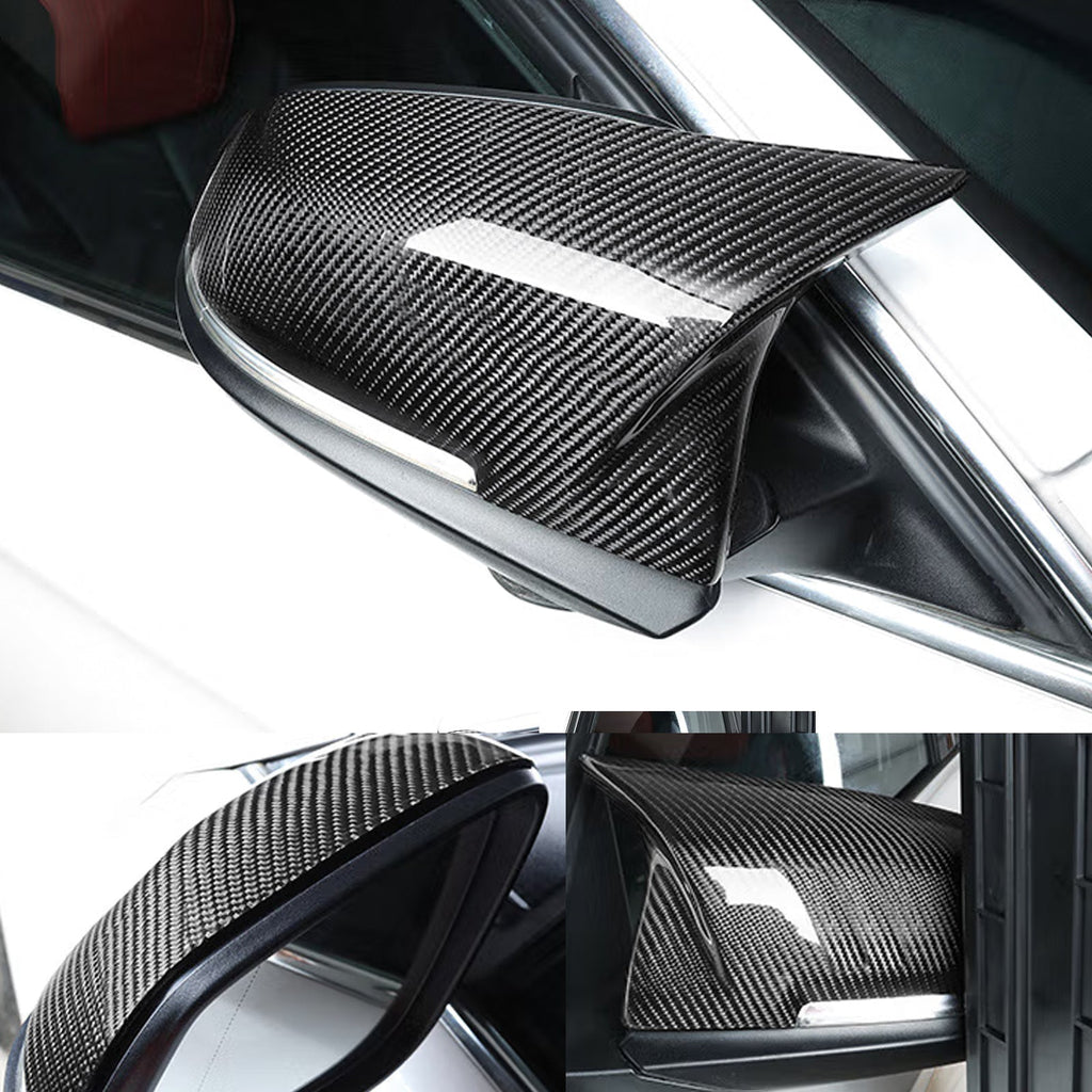 NINTE Carbon Fiber Mirror Caps for BMW F20 F21 F22 F23 F30 M3