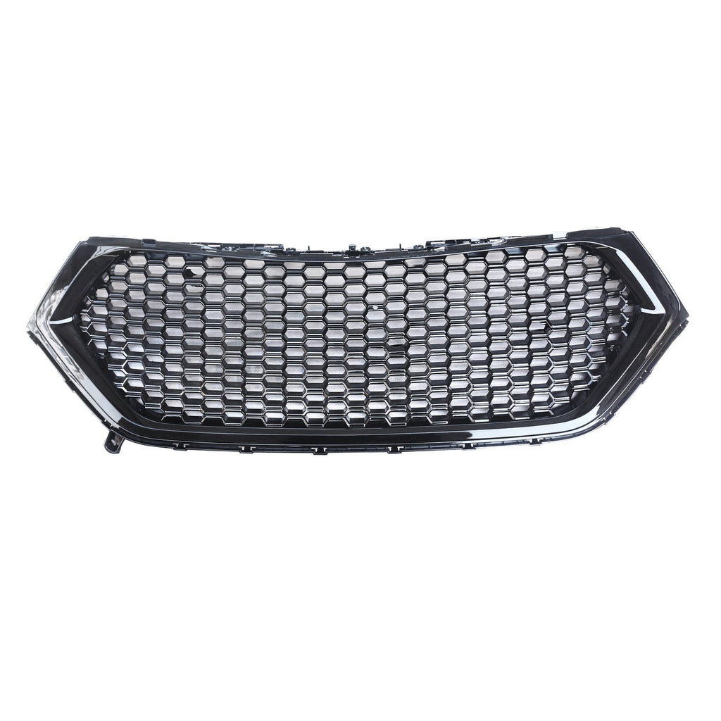 Ninte Grill For 2015-2018 Ford Edge Front Bumper Grille Gloss Black Honeycomb Mesh Replacement