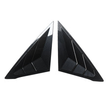 Load image into Gallery viewer, Ninte rear window louver vent cover for 11th civic sedan carbon fiber look