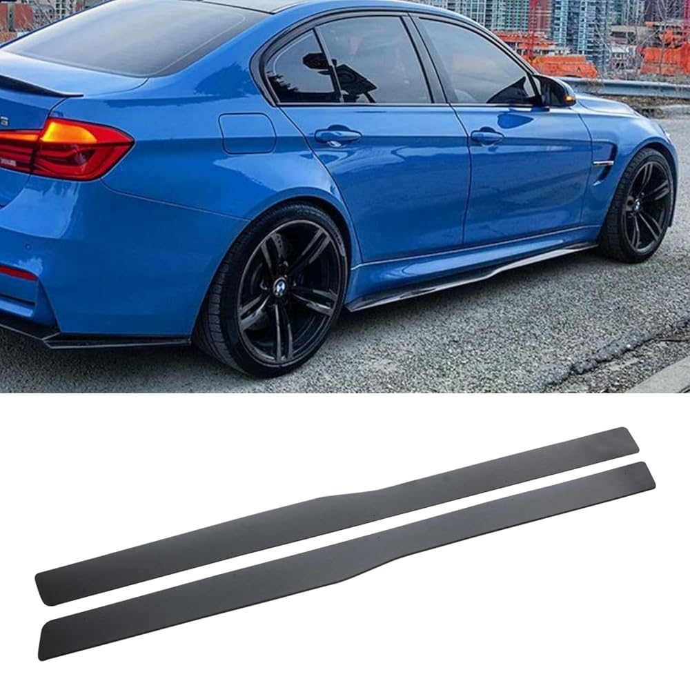 NINTE For 2013 - 2018 BMW M3 F80 M4 F82 Side Skirts Rocker Panel Side Extension Lip Splitter - NINTE