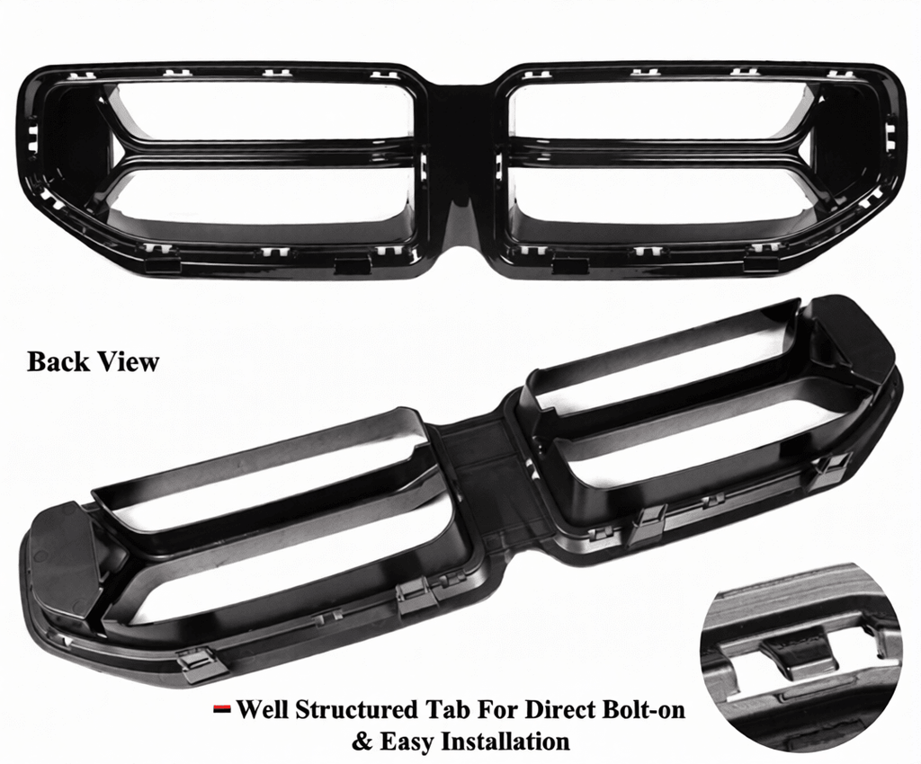 NINTE For 23 - 26 BMW G87 M2 CSL Style Gloss Black Front Upper Nose Kidney Grill Grille - NINTE