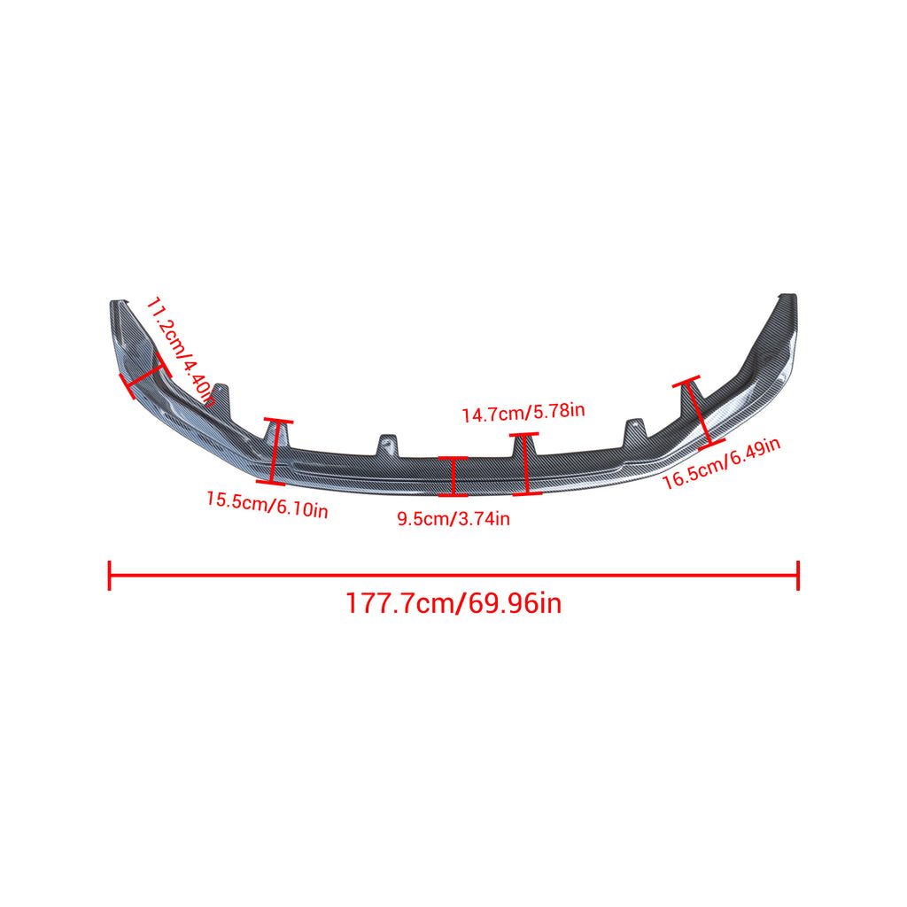 NINTE For 2014-2016 Lexus IS250 IS300 IS350 F Sport Front Bumper Lip Spoiler Splitter