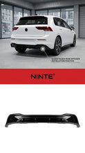 Load image into Gallery viewer, NINTE Rear Bumper Lip Diffuser Splitter Fit For VW Golf 8 Pro 2021+ Painted Gloss Black One Piece Sport Style Without Logo