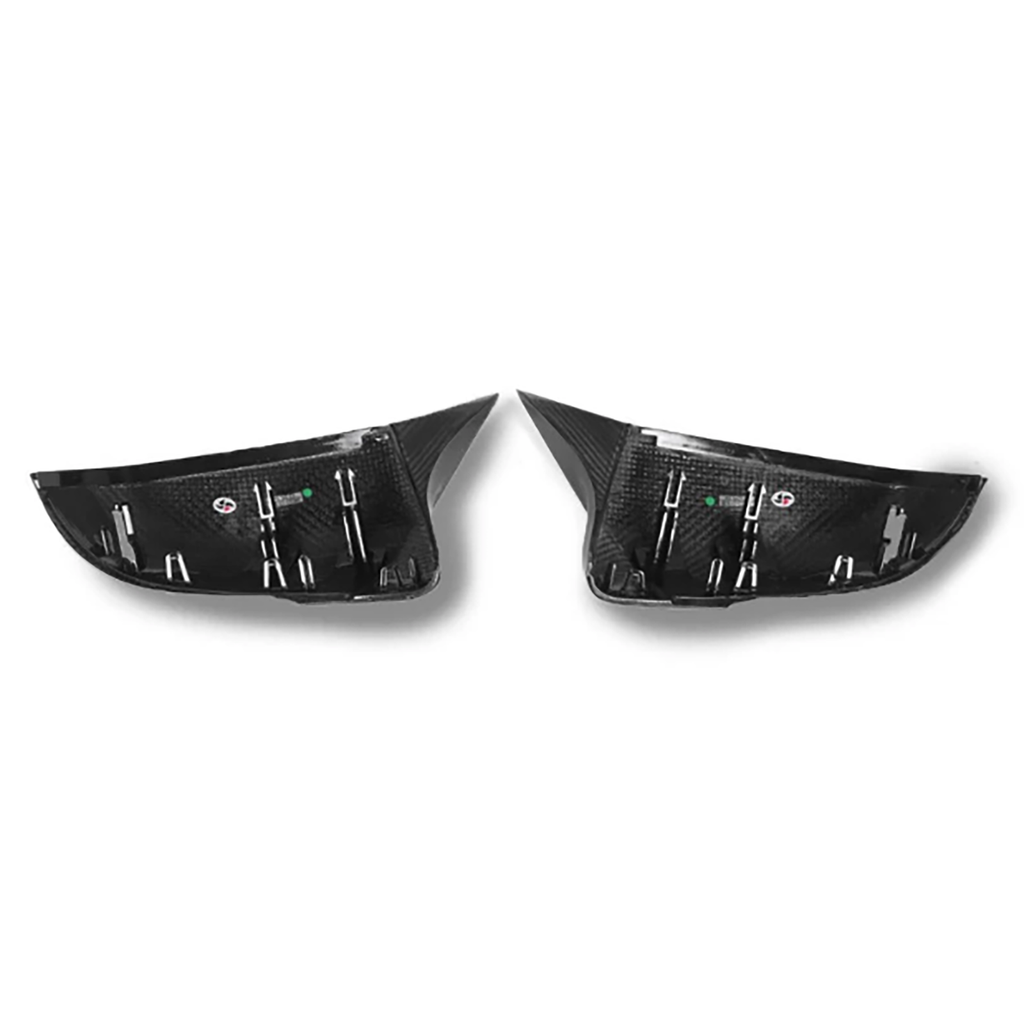 NINTE For 2020-2024 Toyota Supra A90 M Style Carbon Fiber Replacement Mirror Covers Caps