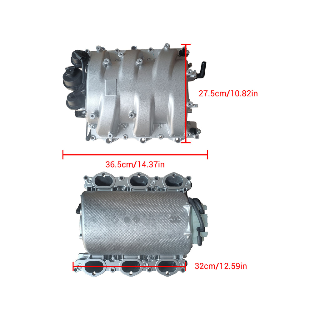 NINTE Intake Manifold Assembly for Mercedes-Benz C280 E350 CLK350 GLK350 SLK350 ML350 A2721402401