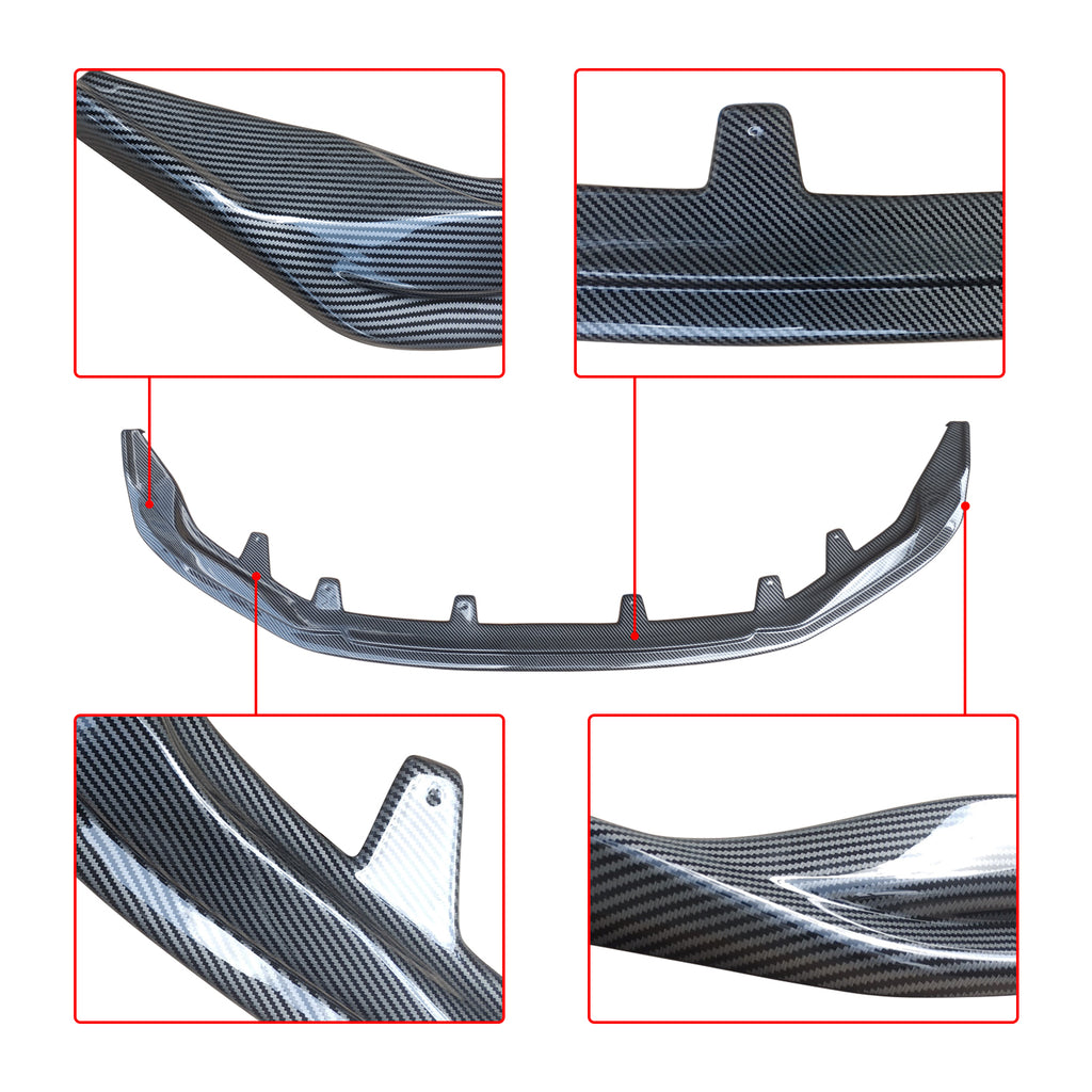 NINTE For 2014-2016 Lexus IS250 IS300 IS350 F Sport Front Bumper Lip Spoiler Splitter