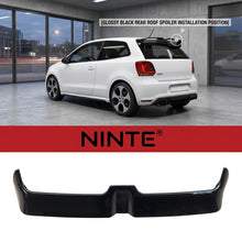 Charger l'image dans la galerie, NINTE Rear Roof Spoiler Wing Fit For VW Polo MK5 6R 6C GTI R 2011-2018 Painted Gloss Black One Piece Sport Style Without Logo