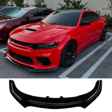 Cargar imagen en el visor de la galería, NINTE Front Lip Fits 2020-2023 Dodge Charger Widebody Front Bumper Lip Splitter Latest Version