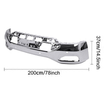 Load image into Gallery viewer, NINTE Chrome Front Bumper Face Bar for 16-18 GMC Sierra 1500 w/ Park Sensor Holes
