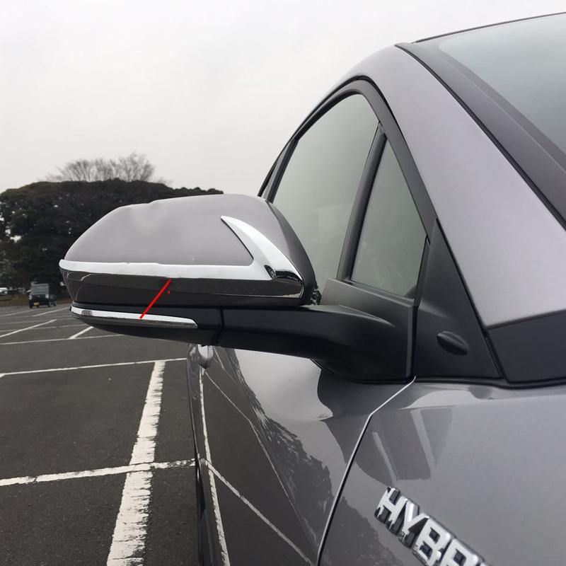 NINTE Toyota C-HR 2016-2018 ABS Chrome Styling Rear view Side View Mirror Decoration Trim Cover - NINTE