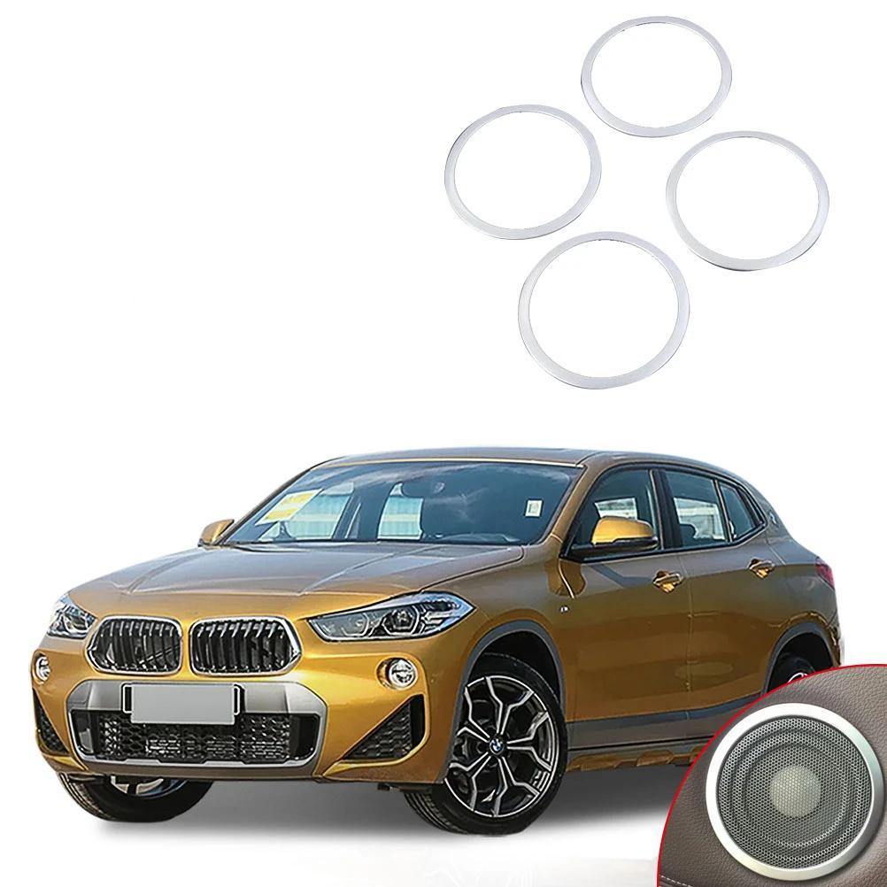 Ninte BMW X2 2018 4 PCS ABS Door Speaker Ring Trim Sticker Interior - NINTE