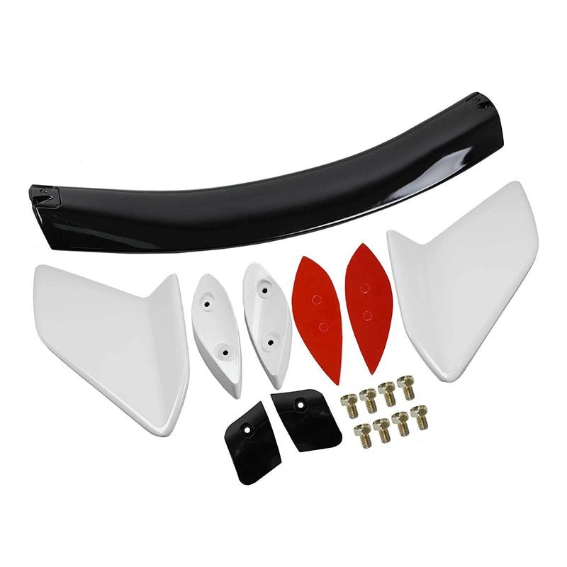 NINTE Type - R Style Rear Trunk Splitter For 2016 - 2021 Honda Civic Hatchback FK4 FK7 FK8 5DR Hatchback Rear Spoiler Trunk Lid Splitter Wing Air Deflector - NINTE