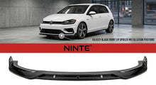 Charger l'image dans la galerie, NINTE Front Bumper Lip Splitter Fit For Seat Leon MK3.5 2017-2020 Carbon Fiber Look One Piece Without Logo