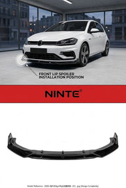 NINTE Rear Roof Spoiler Wing Fit For VW Golf 8 GTI 2020+ Painted Gloss Black One Piece Sport Style Without Logo - NINTE