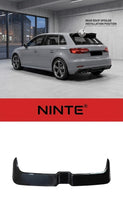 Charger l'image dans la galerie, NINTE Rear Roof Spoiler Wing Fit For Audi A3 Sportback RS3 Hatchback 5-Door Only 2014-2020 Painted Gloss Black One Piece Without Logo