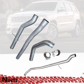 NINTE For 2014-2018 Jeep Grand Cherokee 3.0L Ecodiesel DPF Delete Race 3'' Pipe Exhaust