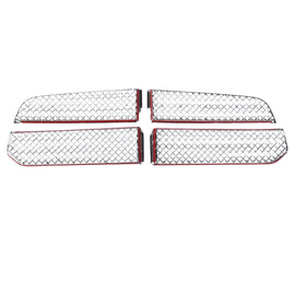NINTE For 2013 - 2018 Dodge Ram 1500 Chrome Grille Overlay ABS Mesh Grill Trim 4PCs - NINTE