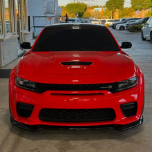 Laden Sie das Bild in den Galerie-Viewer, Ninte Front Lip Fits 2020-2023 Dodge Charger Widebody Bumper Splitter Latest Version Lip