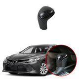 NINTE Gear Shift Knob Cover for Toyota Camry 2018 2019 ABS Sticker Frame